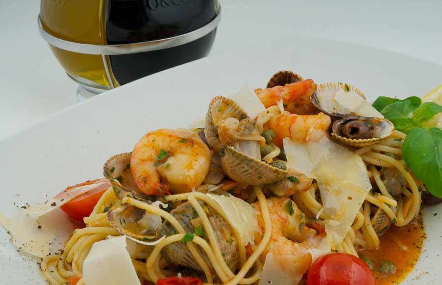 Pasta med sjømat